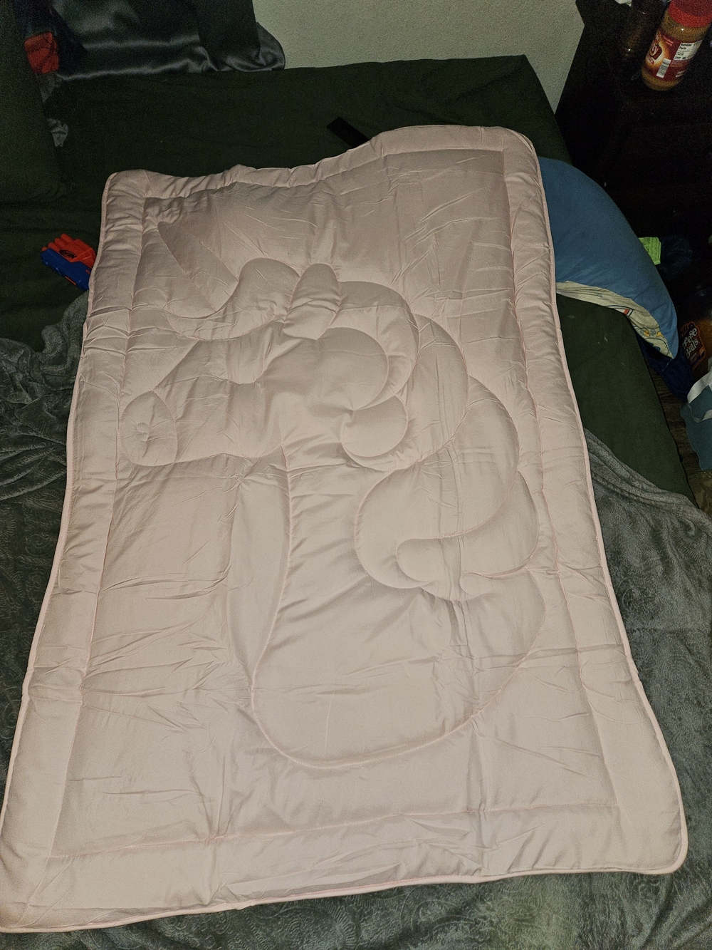 Soft Pink Quilted Comforter - Classic Home Bedding